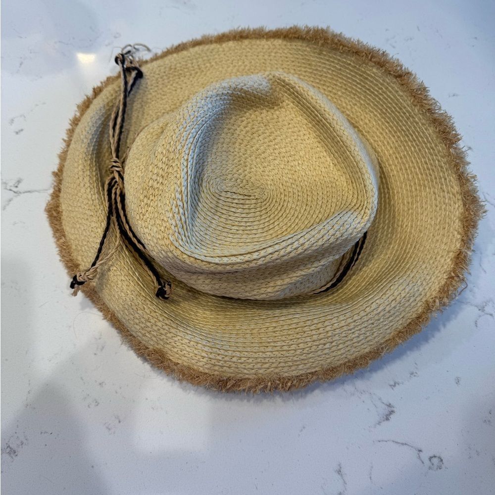 Karen Keith straw adjustable hat